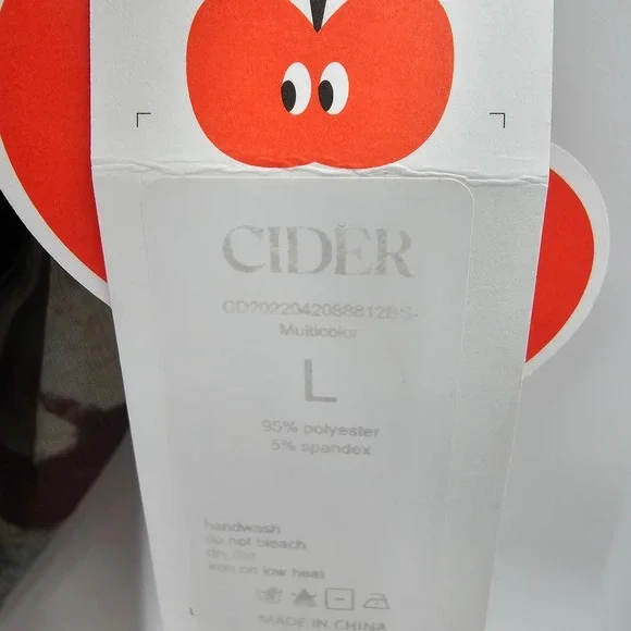 Cider Womens Abstract Portrait Graphic Mesh Bodysuit Ruched Brown Olive Large - Picture 4 of 11